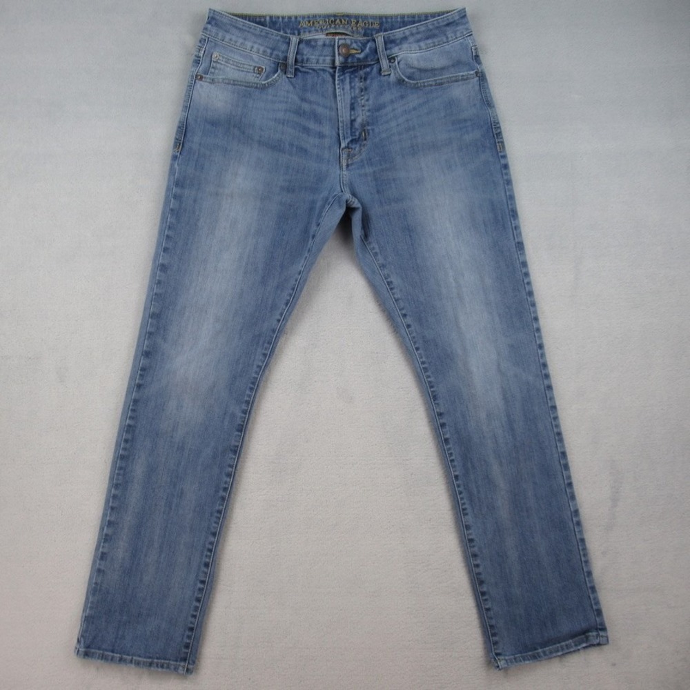 American Eagle 360 Extreme Flex Slim Jeans Mens 31x30 Blue Denim 3496